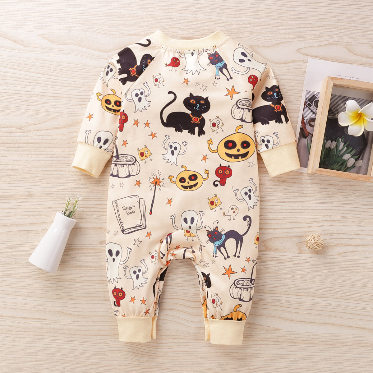 Halloween Print Jumpsuit