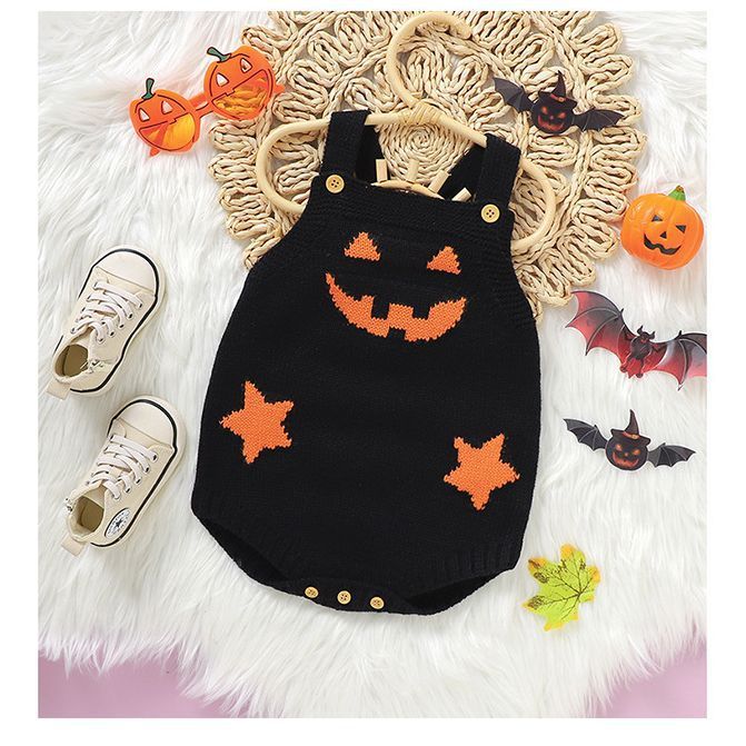 Halloween Pumpkin Romper