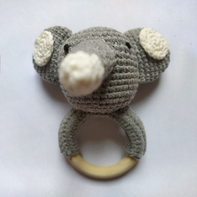 Wooden Animal Teething Ring