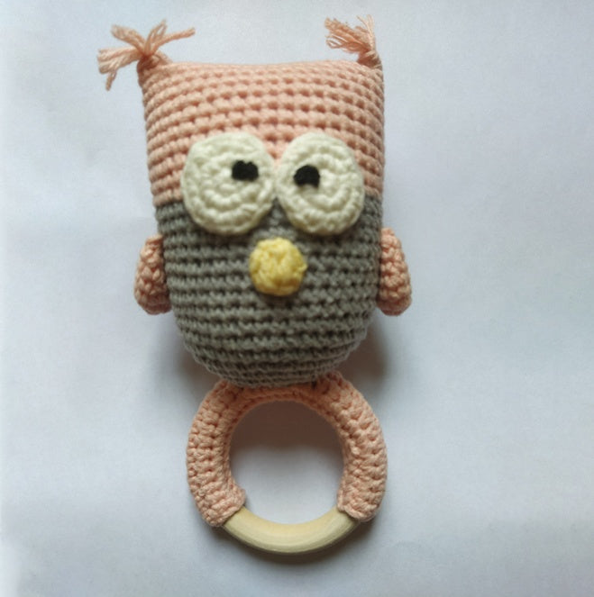 Wooden Animal Teething Ring