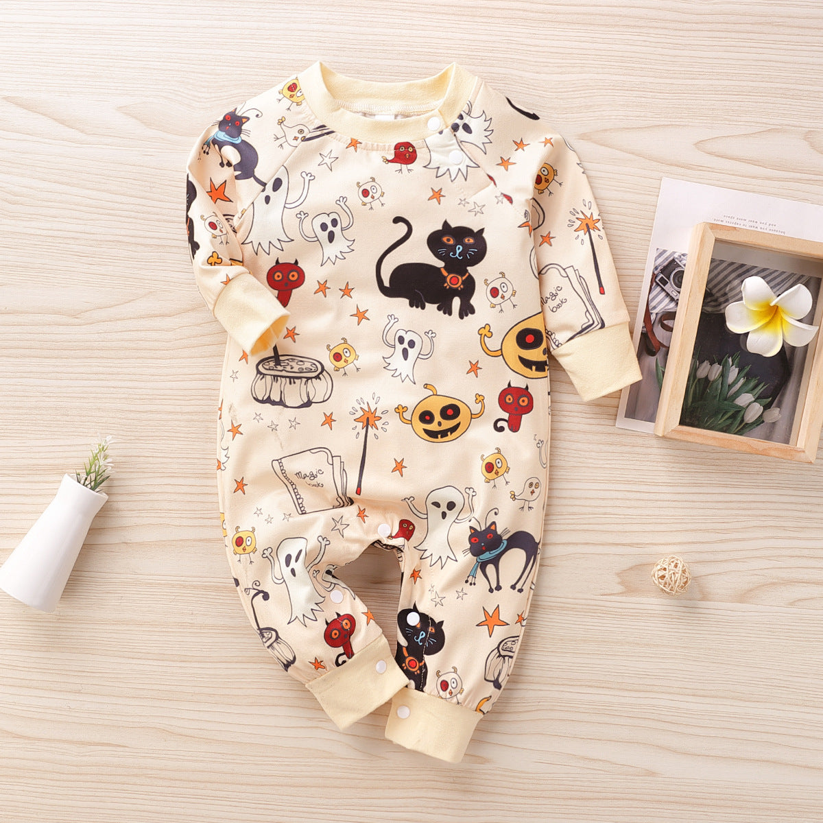 Halloween Print Jumpsuit
