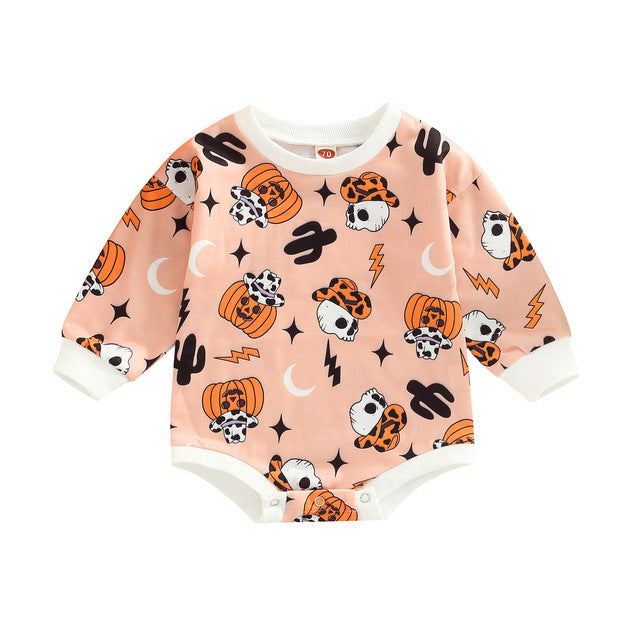 Baby Halloween Pumpkin Romper