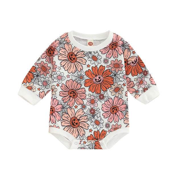 Baby Halloween Pumpkin Romper