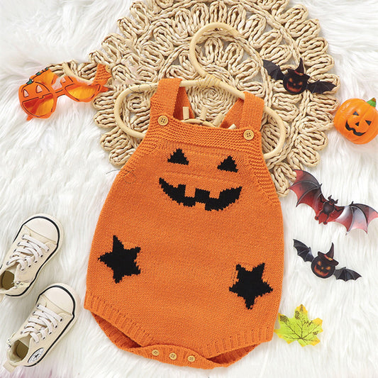 Halloween Pumpkin Romper