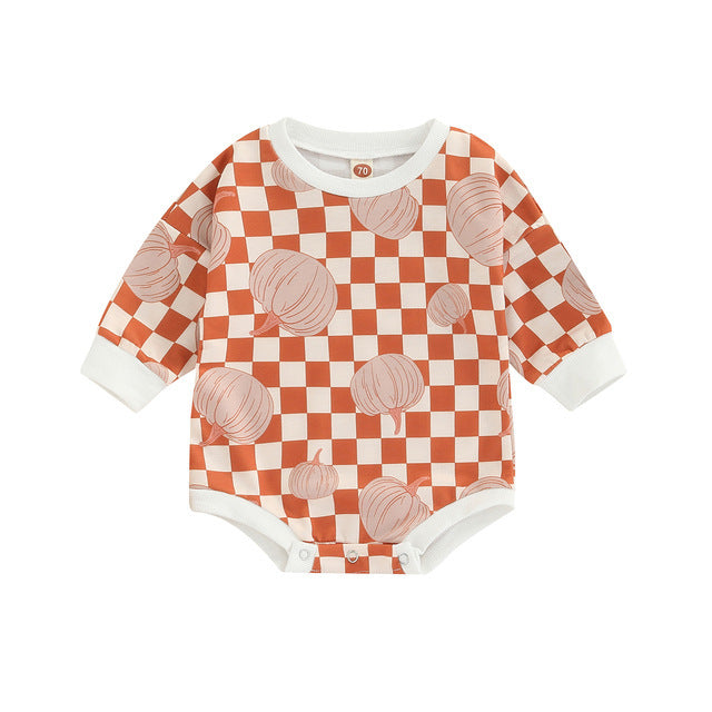 Baby Halloween Pumpkin Romper